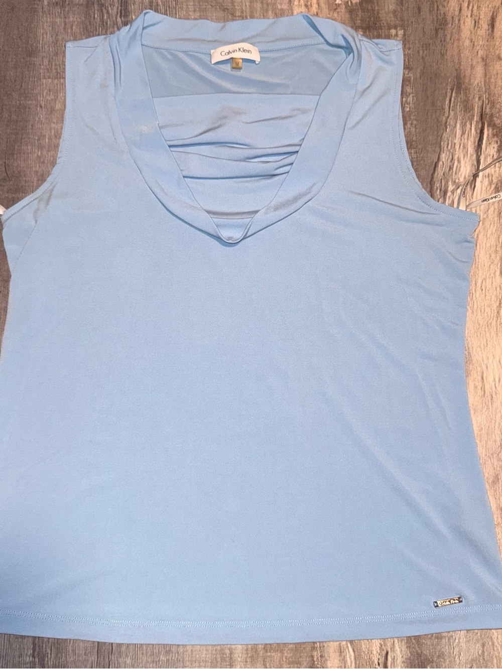 Calvin Klein Light Blue Sleeveless Tank